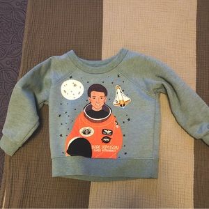 Worn maybe twice! Piccolina Embroidered Sweatshirt - Mae Jemison - 2T